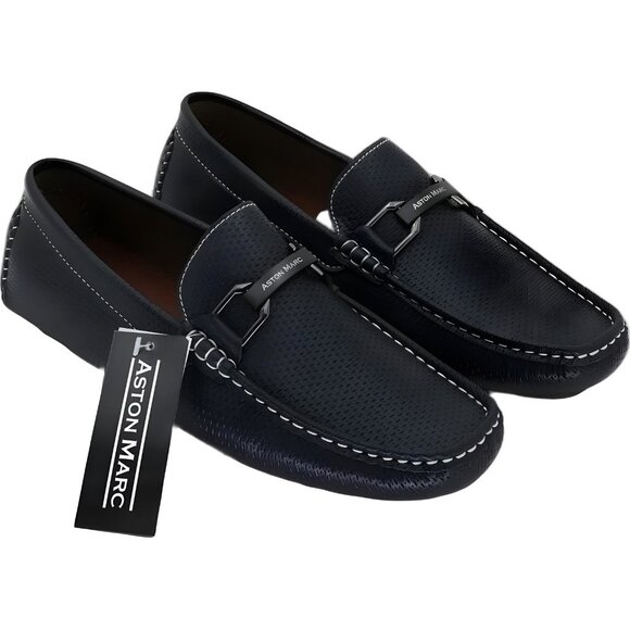 Aston Marc Charter Driver Loafers Navy Men 8.5M